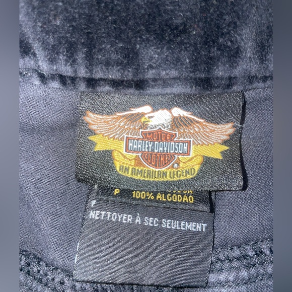 Harley Davidson matching vest/ pant set - Picture 7 of 11